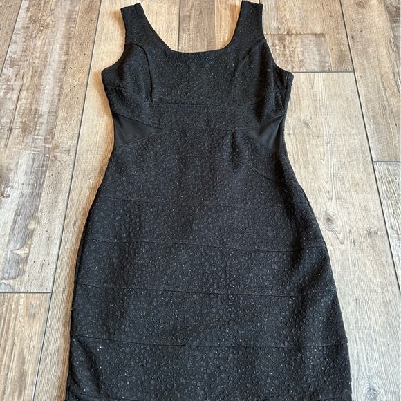 Women’s Crystal Doll black sparkly tight fitting dress size medium - Picture 1 of 4